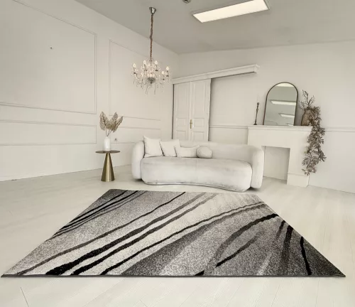 Nora 6030 szürke modern szőnyeg 120x170 cm