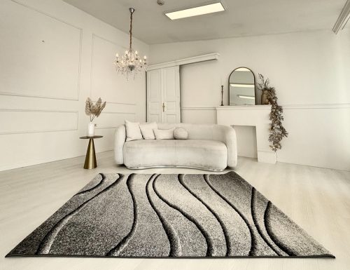 Nora 6032 szürke modern szőnyeg 200x290 cm