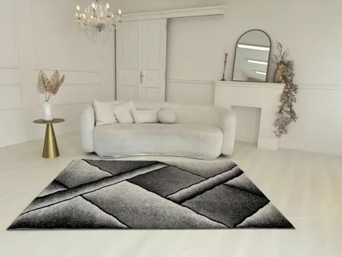 Nora 6034 szürke modern szőnyeg 120x170 cm