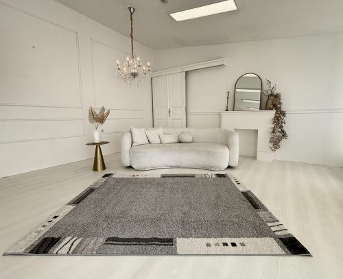 Nora 6037 szürke modern szőnyeg 200x290 cm
