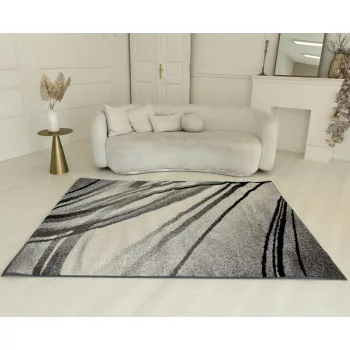 Nora 6038 szürke modern szőnyeg 60x110 cm