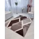 Nora 6027 barna modern szőnyeg 60x110 cm
