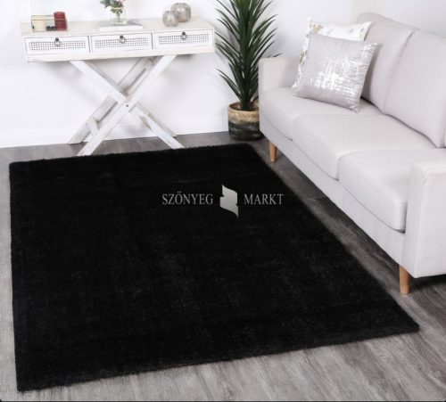 Puffy shaggy szőnyeg  Fekete (Black)    200x290