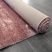 Puffy shaggy szőnyeg  Rózsaszín (Pink)      60x220