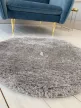 Puffy shaggy kerek szőnyeg  Szürke (Grey)  80x80