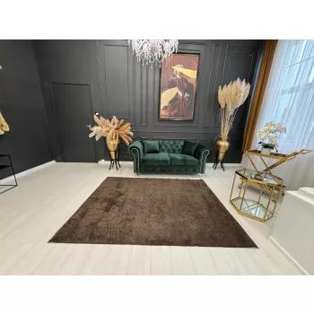 Salerno 3654 barna shaggy szőnyeg 120x170 cm