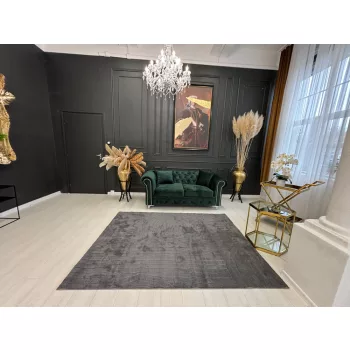 Salerno 3664 sötétszürke shaggy szőnyeg 120x170 cm