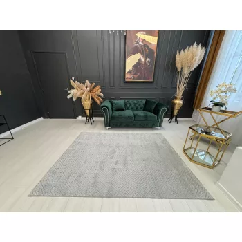 Salerno 3649 szürke shaggy szőnyeg 120x170 cm