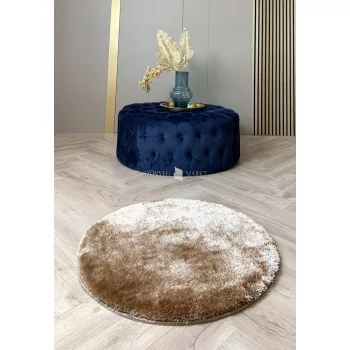   Santa 2321 kerek szőnyeg  sötétbarna (dark brown) 67x67 cm