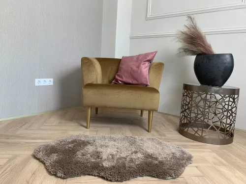 Scot 2320 ovális szőnyeg sötétbarna (dark brown) 80x150