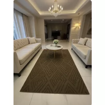 Selux barna modern szőnyeg 66 cm-es szett