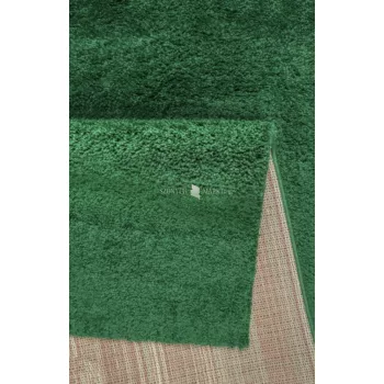 Super Dark green (sötét zöld) shaggy szőnyeg 60x110 cm