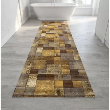 PVC famintás fürdőszobai szőnyeg 65 cm