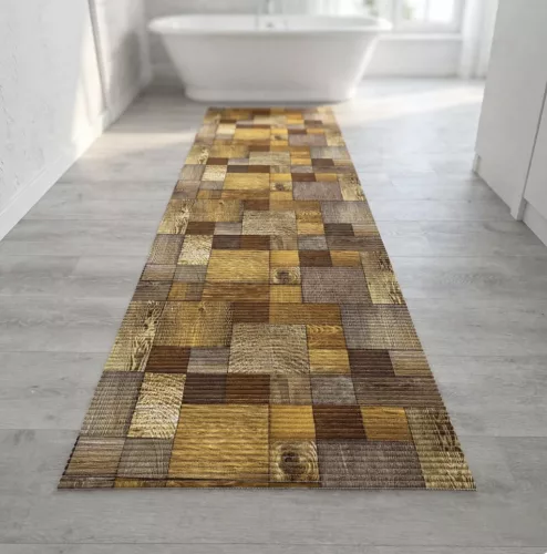 PVC famintás fürdőszobai szőnyeg 65 cm
