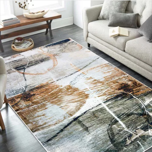 Loomi barna absztrakt modern szőnyeg 50x80 cm
