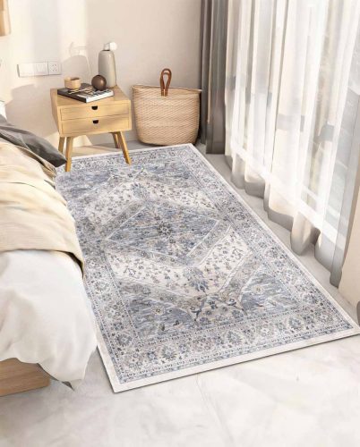 Carpetum elegáns kék mintázatú szőnyeg 160x200