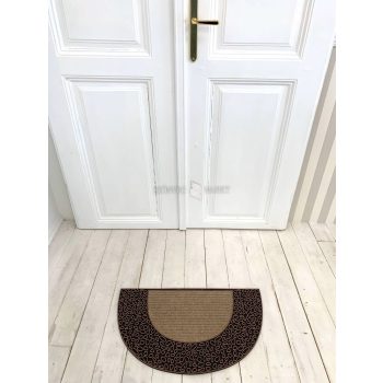 Kültéri Lábtörlő fekete apró mintás 45x70cm