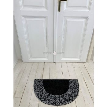 Kültéri Lábtörlő fekete apró mintás 45x70cm