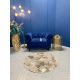 Athena 6982 design kerek szőnyeg (Beige) 100x100