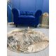 Athena 7912 design kerek szőnyeg (Beige) 100x100
