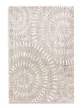 Loomi bézs fehér mintás modern szőnyeg 50x80 cm