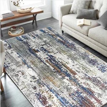 Loomi bézs-kék modern szőnyeg 160x230 cm