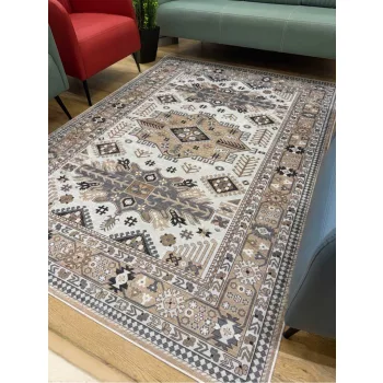 Carpetum bézs mintás szőnyeg 50x80 cm