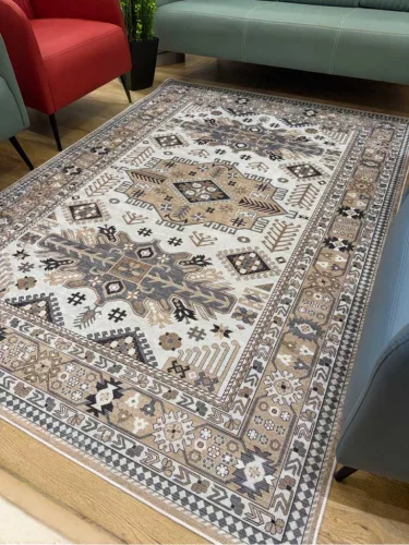 Carpetum bézs mintás szőnyeg 160x230 cm
