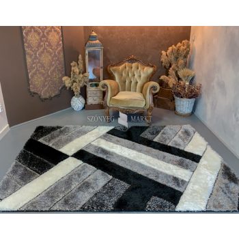 Elvira 3D Shaggy 1145 design szőnyeg (Grey) 120x170