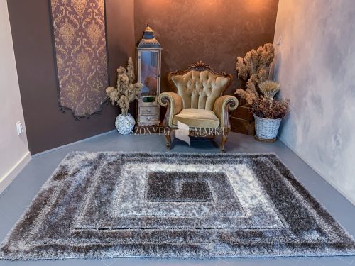 Elvira 3D Shaggy 6722 design szőnyeg (Grey) 60x110