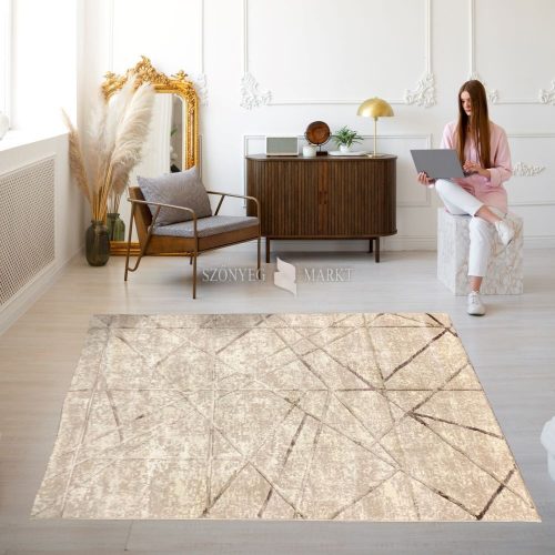 Ester 1243 modern mintájú szőnyeg (Beige) 120x170 cm