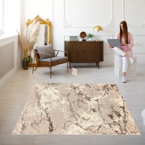 Ester 4313 modern mintájú szőnyeg (Beige) 80x250 cm