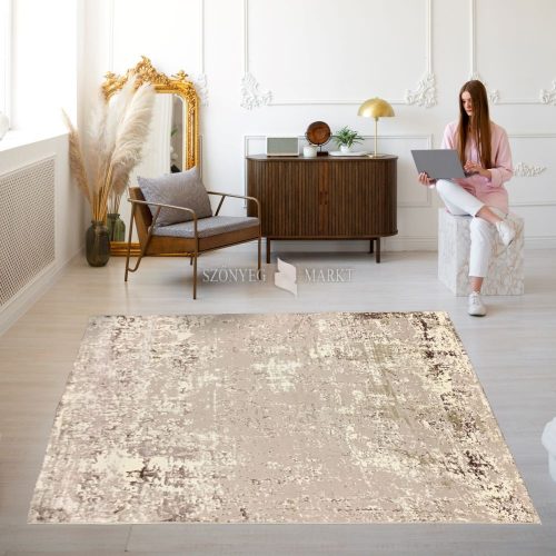 Ester 4314 modern mintájú szőnyeg (Beige) 80x150 cm