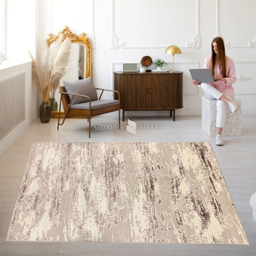 Ester 7156 modern mintájú szőnyeg (Beige) 80x150 cm