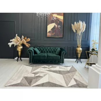   Franco 0101 Barna-Bézs (Brown-Beige) színű szőnyeg 120x170cm