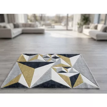    Franco 2396 yellow-gray-blue (sárga-szürke-kék) szőnyeg160X230cm