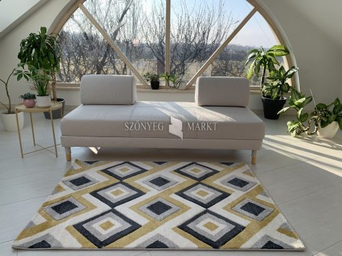 Franco 2404 yellow-gray-blue (sárga-szürke-kék) szőnyeg120x170cm