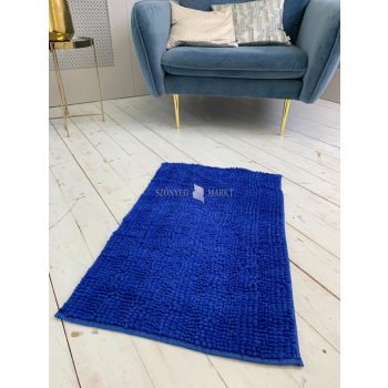 Textil kék (blue) fürdőszobai szőnyeg 50x80 cm