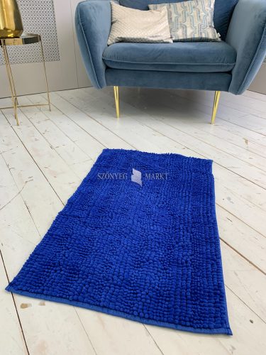 Textil kék (blue) fürdőszobai szőnyeg 50x80 cm