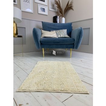 Textil krém (cream) fürdőszobai szőnyeg 50x80 cm