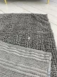 Textil sötétszürke (grey) fürdőszobai szőnyeg 50x80 cm