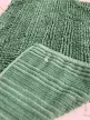 Textil zöld (green) fürdőszobai szőnyeg 50x80 cm