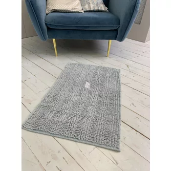 Textil szürke (grey) fürdőszobai szőnyeg 50x80 cm