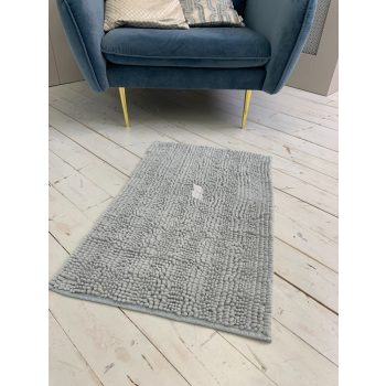 Textil szürke (grey) fürdőszobai szőnyeg 50x80 cm