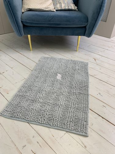 Textil szürke (grey) fürdőszobai szőnyeg 50x80 cm