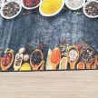 Fűszer mintás konyhai szőnyeg 60x180 cm