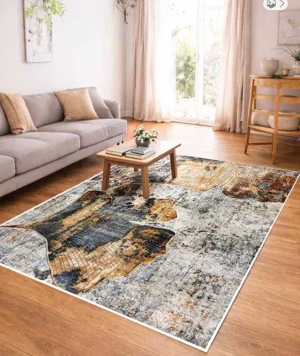 Loomi ginko mintás modern szőnyeg 50x80 cm
