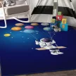 Űrhajós mintás gyerekszőnyeg 130x180 cm