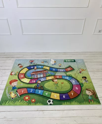 Játszópálya mintás gyerekszőnyeg 70x140 cm