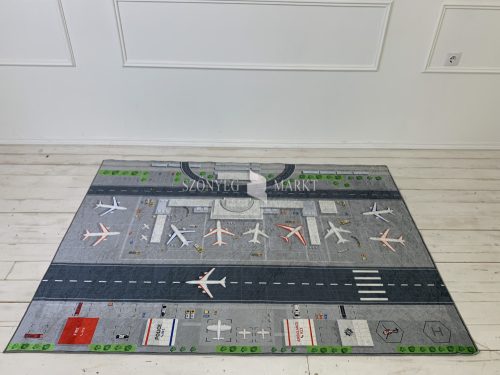 Repülőtér mintás gyerekszőnyeg 70x140 cm
